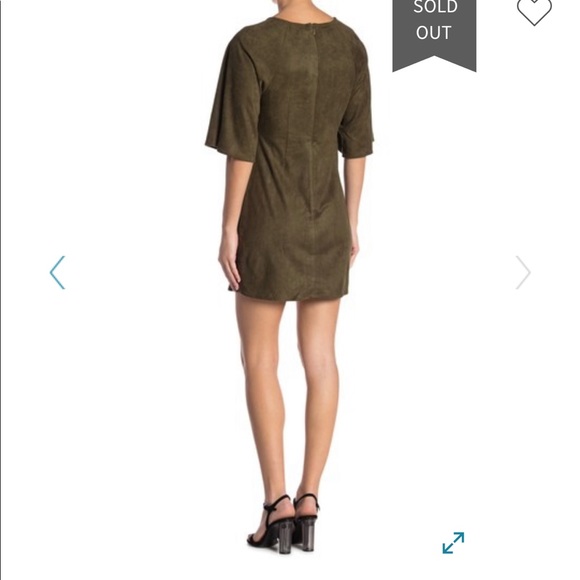 ✨ NWT Romeo & Juliet Suede Tie Front Dress Mini - Picture 13 of 13
